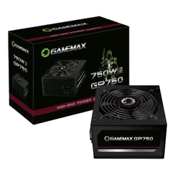 Fonte Gamer ATX 750W Preta 80 Plus Bronze 50-60Hz Auto Range 110-240V - Gamemax GP750
