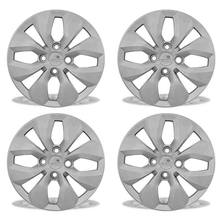 Jogo Calota Grid Gol Voyage G6 2014 2015 2016 Aro 14 Cubo Baixo Fixação Por Parafuso 241CB-PTA-U