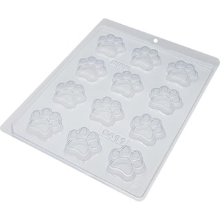 1~10 Forma Simples- Bombom Pata De Cachorro  9411 (E6) em Acetato BWB Para Bombom e Doces de Chocolate. em Oferta na Shopee