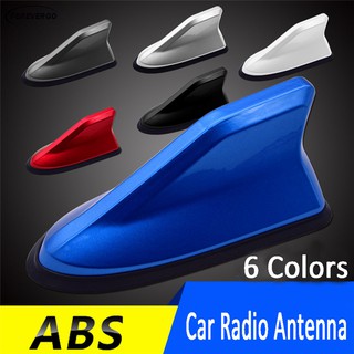 Universal Car FM Antena Amplificadora De Sinal De Rádio Telhado/AM Shark Fin Decoração
