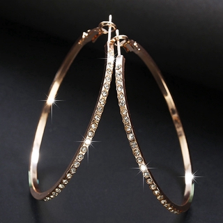 Brincos Femininos Elegantes De Prata 925, Dourado Ou Rosa Com Aro