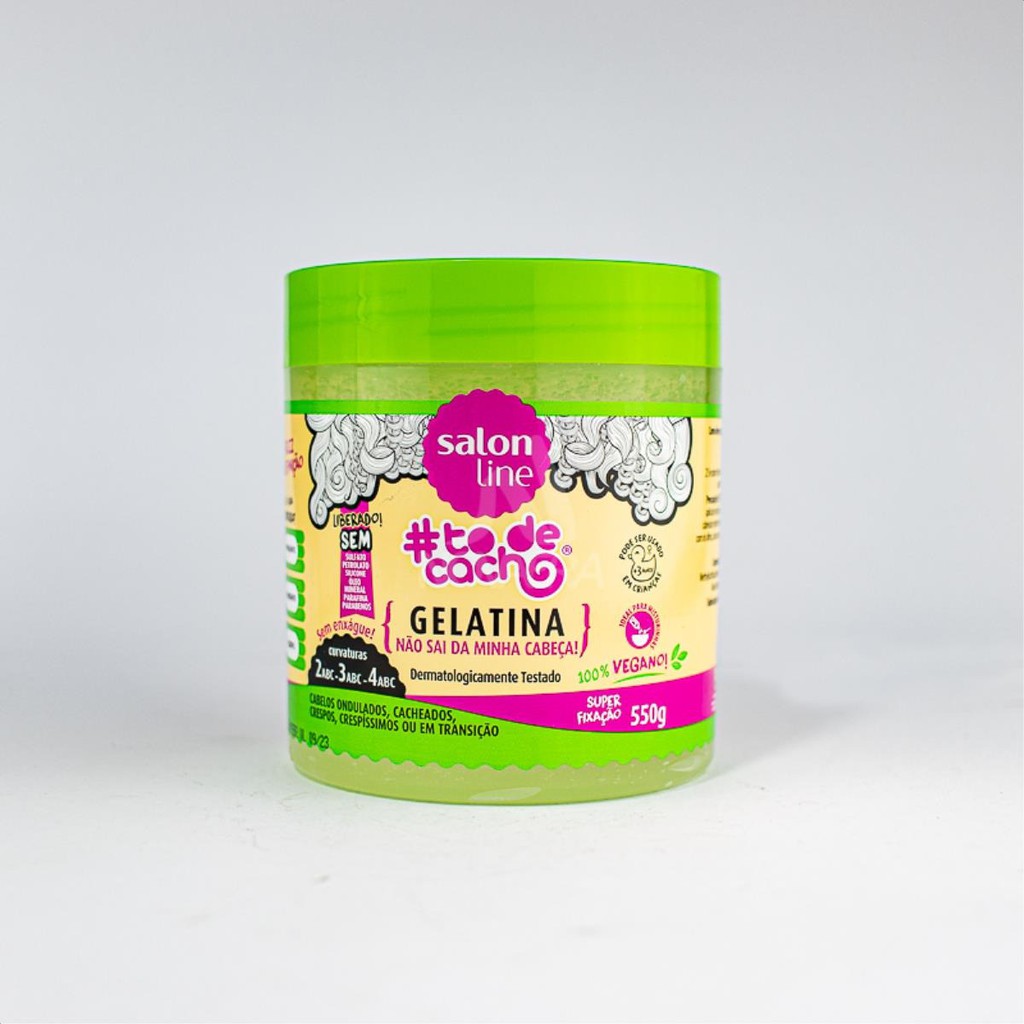 Gelatina Todecacho Nao Sai Da Minha Cabeca Salon Line 550g Val 23 Shopee Brasil