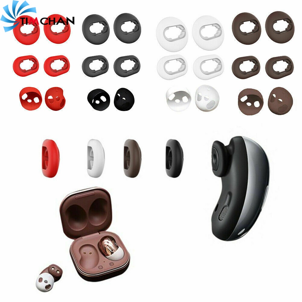 2-3 Pares Capa De Silicone Flexível Reutilizável Para Samsung Galaxy Buds Live