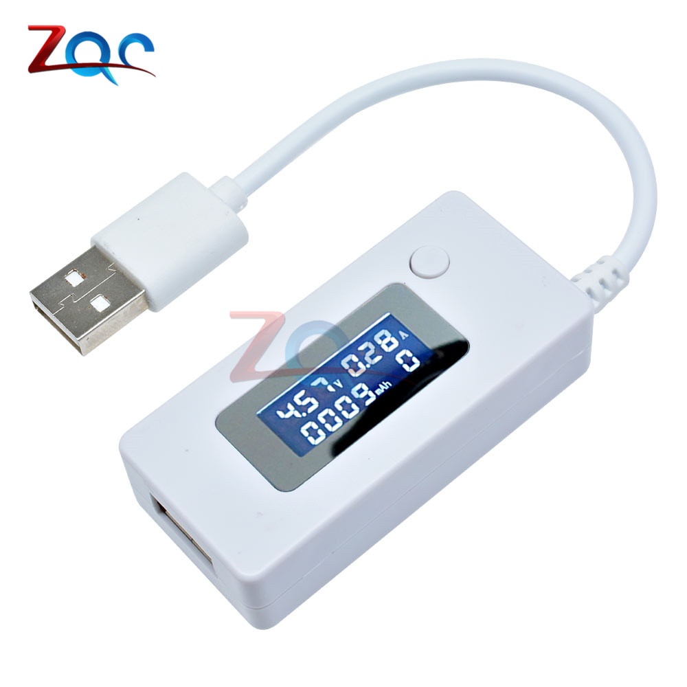 LCD USB Tensão/Amps Medidor De Energia Testador Multímetro Velocidade De Teste De Carregadores Cabos Capacidade De Banco