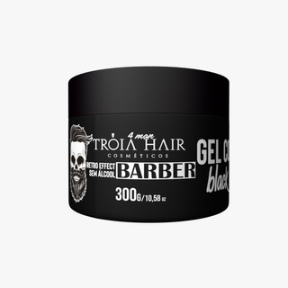 Gel Cola Black Troia Hair For Man 300g Extra Forte 1unidade
