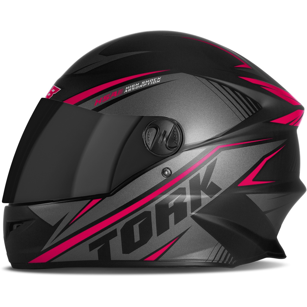 Capacete Moto Fechado Masculino E Feminino Pro Tork R8 Viseira Fumê