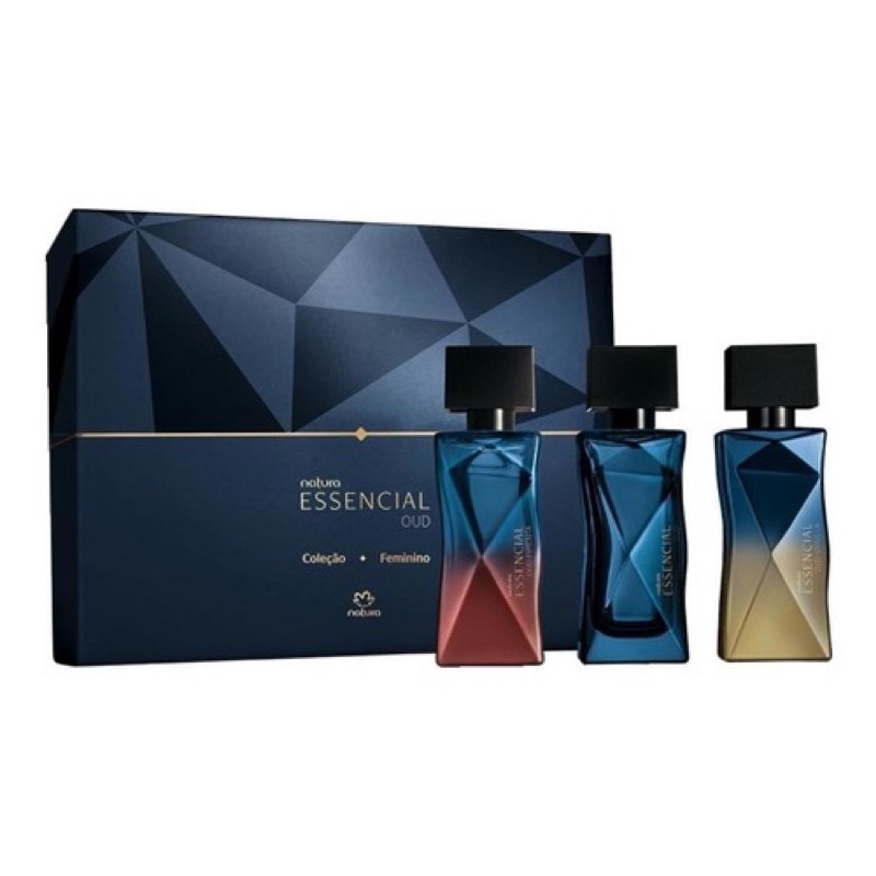 Natura Kit Trio Essencial OUD Feminino 25ml | Shopee Brasil