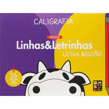 LINHAS E LETRINHAS - livro de caligrafia LETRA CURSIVA  - Editora pé da letra