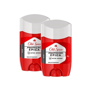 Kit 2 Desodorante em Barra Old Spice Proteção Épica VIP 50g