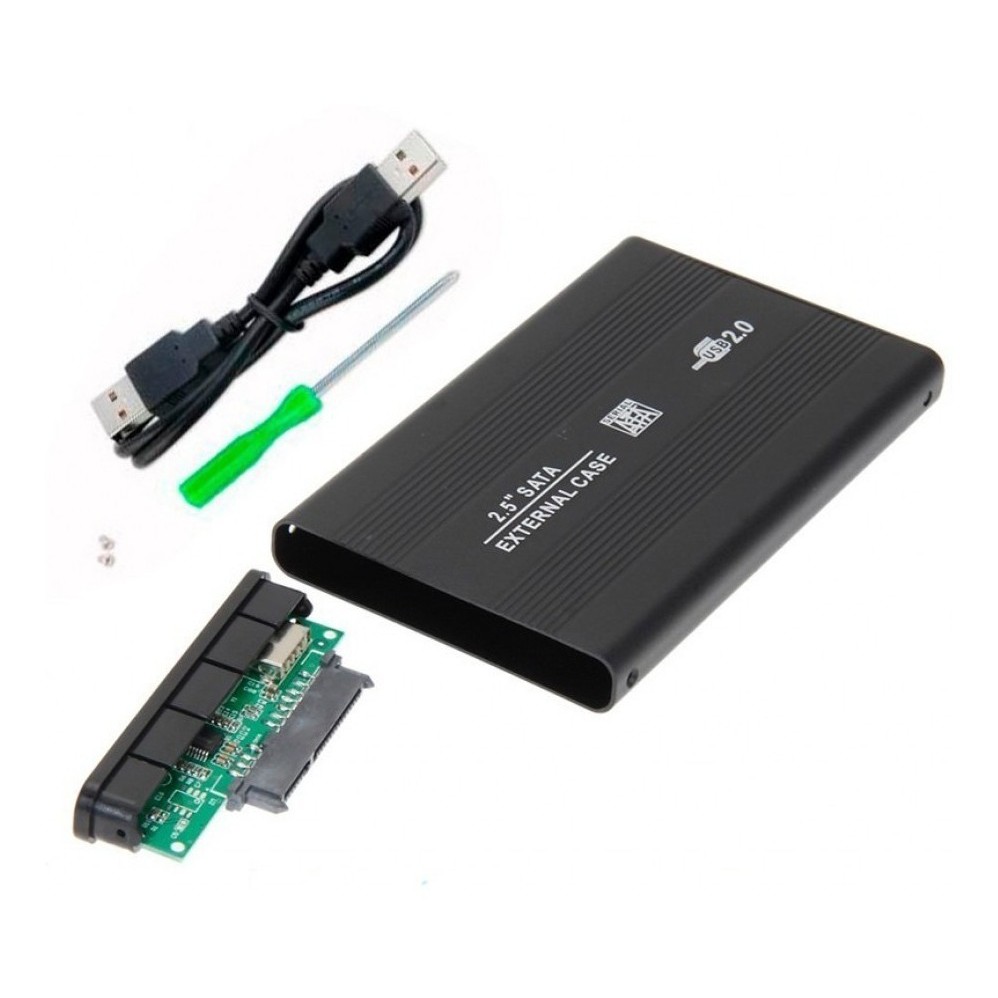 Case Sata 2.5 Hd Externo 160gb 250gb 320gb 500gb Usb 2.0