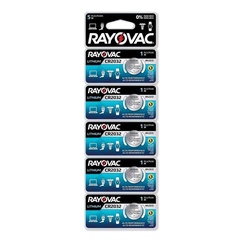 5 Bateria Cr2032 Rayovac Placa Alarme Controle Hp12c Balança