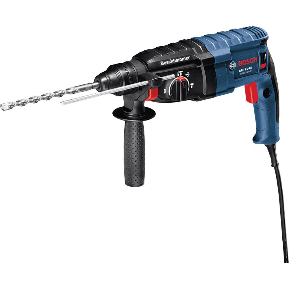 Martelete Perfurador Bosch GBH 2-24D 820W Com Maleta - Home & Living