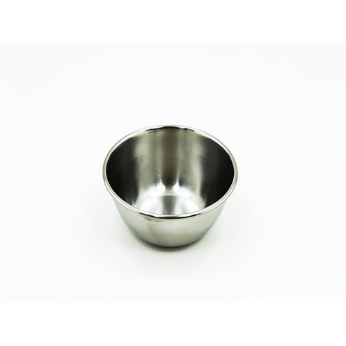 Cuba Inox Redonda 8cm Assepsia Curativo Cirúrgica Hospitalar 150ml