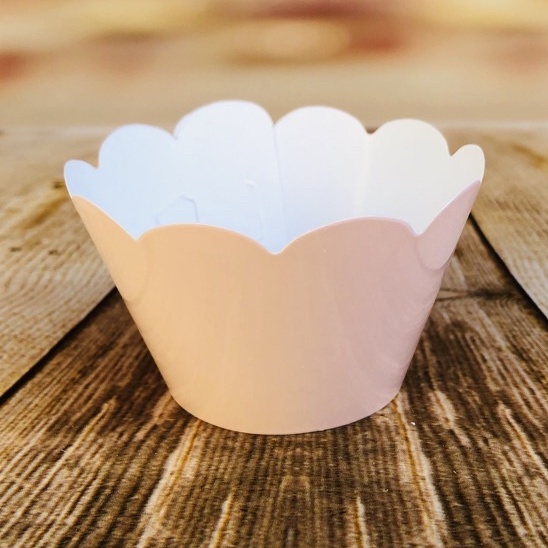 KIT Wrappers Saia Para Cupcake Doces Festa COR ROSA 12.9