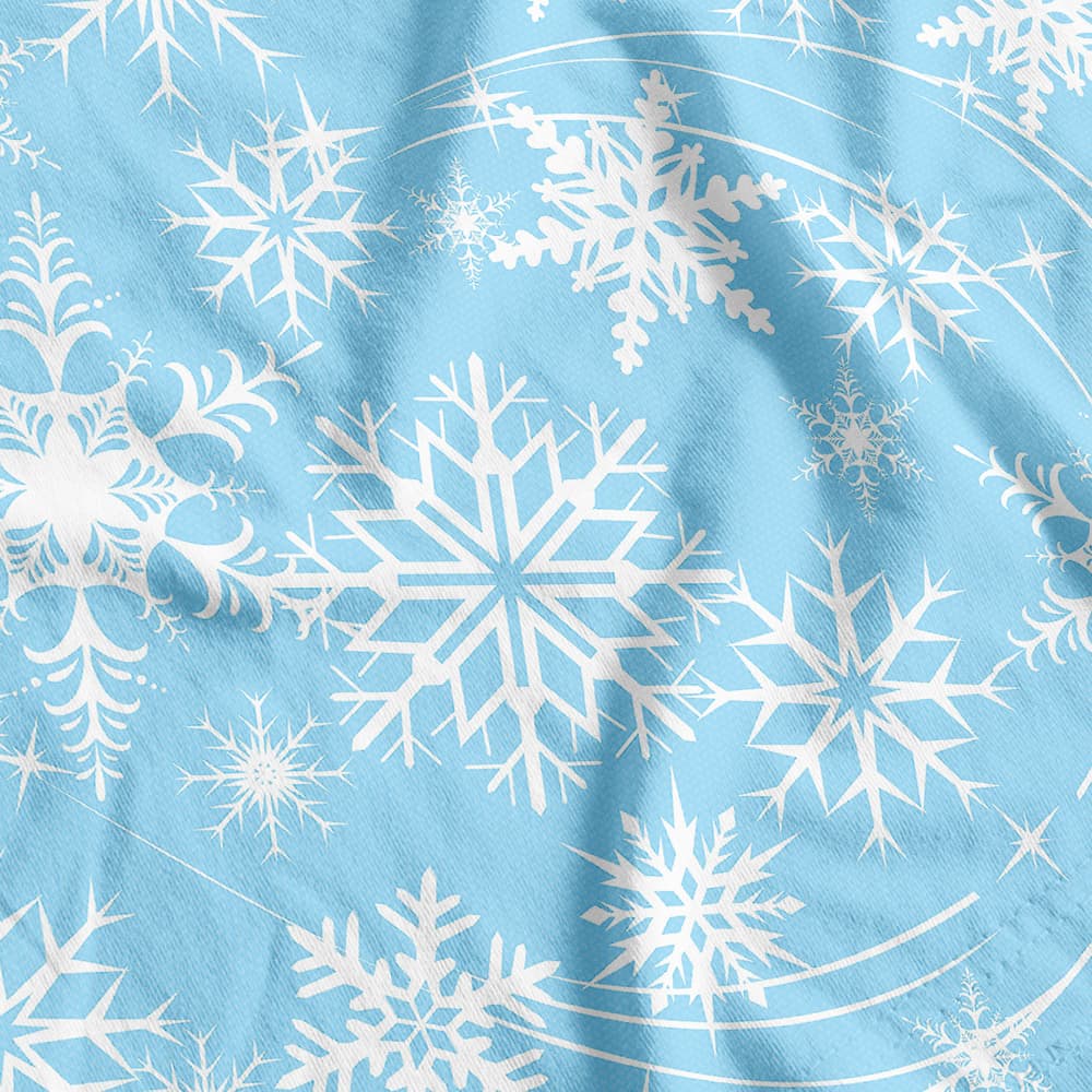 1-6 metros Tnt Estampado Frozen Flocos de Neve para Decoração de Festas Mesa Parede Saquinho Surpresa