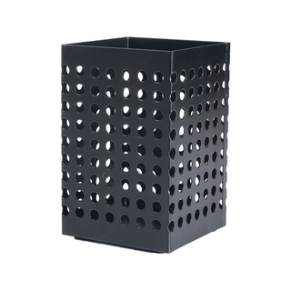 Porta lápis metal vazado quadrado - Oikos