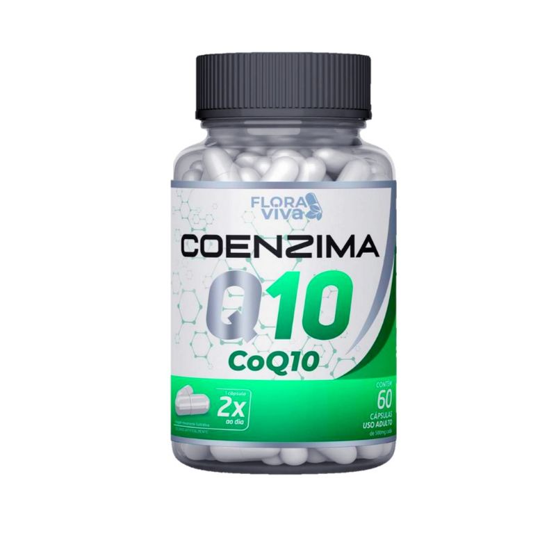 COENZIMA Q10 (coQ10) com vitamina E 60 cápsulas 500mg