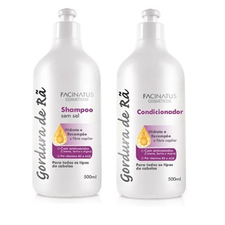 Kit Shampoo E Condicionador Gordura De Rã Profissional