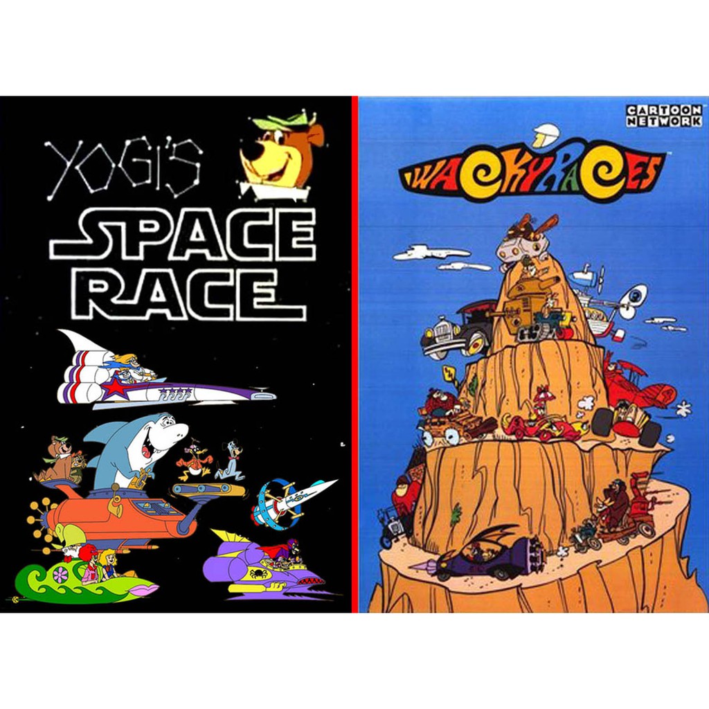 Desenhos Antigos - Corrida Maluca + Corrida Espacial + Máquinas Voadoras