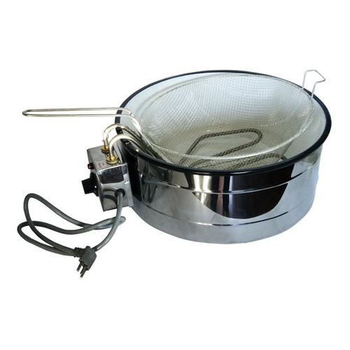 Fritadeira Porções 3 Litros Tacho Esmaltado Elétrica 110v