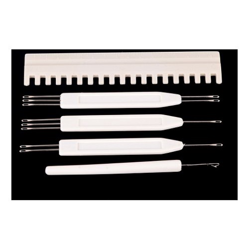 Kit De  Acessórios Para Maquina De Tricô (Transportador,Remalhador e Régua)