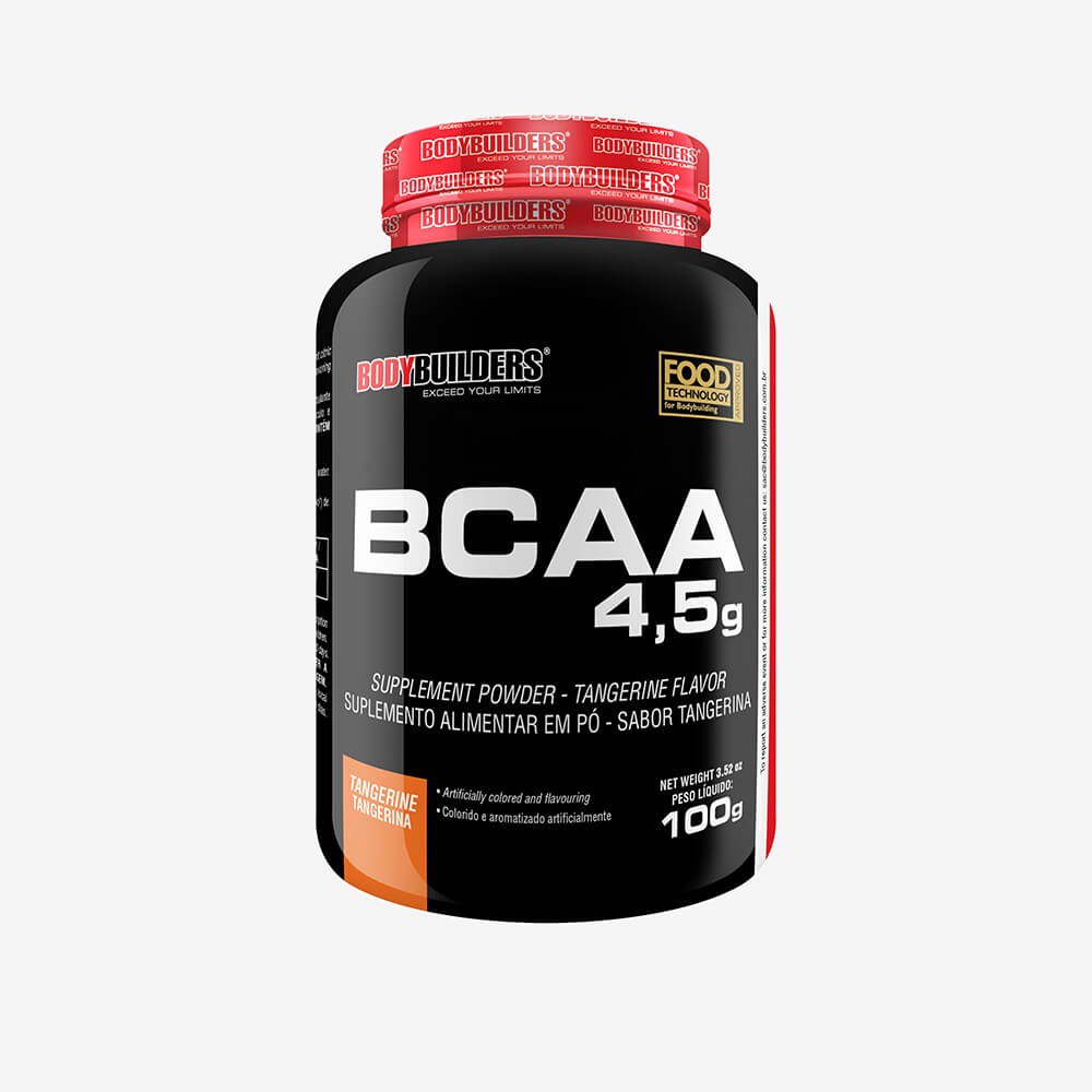 BCAA 4,5 100g Tangerina - Bodybuilders em Oferta na Shopee