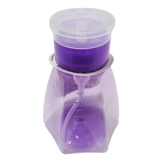 Porta Acetona Com Válvula E Trav Para Manicure Dosador 180ml