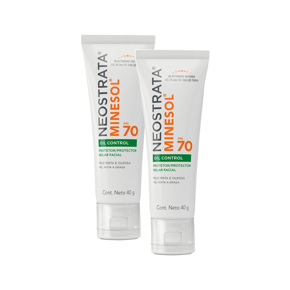 Kit 2 Protetores Solar Neostrata Minesol Oil Control FPS 70 40g em Oferta na Shopee