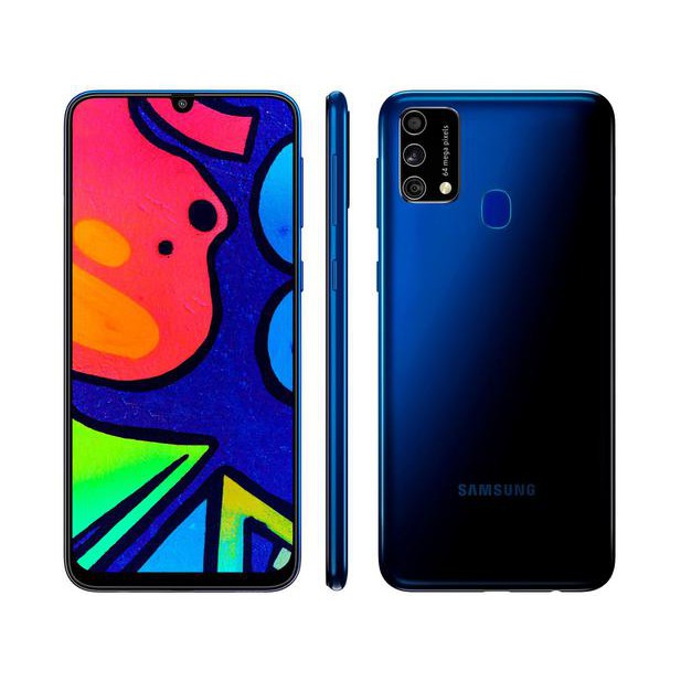 Smartphone Samsung Galaxy M21s 64gb Azul 4g Octa Core 4gb Ram 6 4 Cam Tripla Selfie 32mp Shopee Brasil