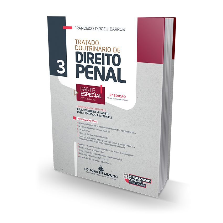 Tratado Doutrinário de Direito Penal - Vol. 3 - 2ª Edição - Parte Especial Livro para Advogado OAB Jurídico Presente Promotor