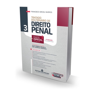 Tratado Doutrinário de Direito Penal - Vol. 3 - 2ª Edição - Parte Especial Livro para Advogado OAB Jurídico Presente Promotor em Oferta na Shopee