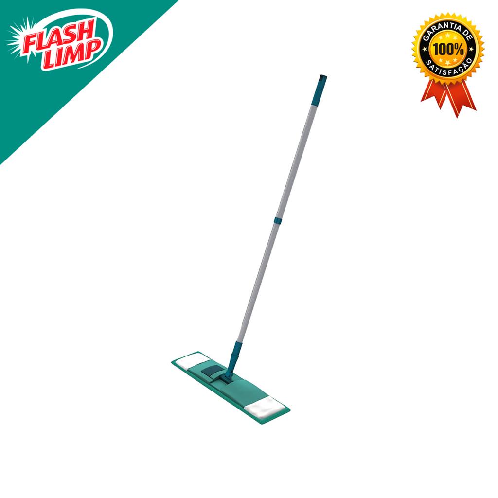 Mop Flat Microfibra Com Cabo Telescopico MOP7657 Flash Limp - Home & Living