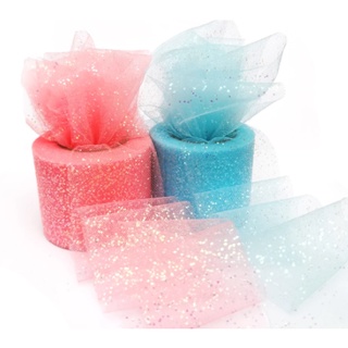 Tule com Glitter tutu 6cm - 5 metros