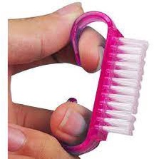 Escovinha Acrílica para Limpeza de unhas - Manicure