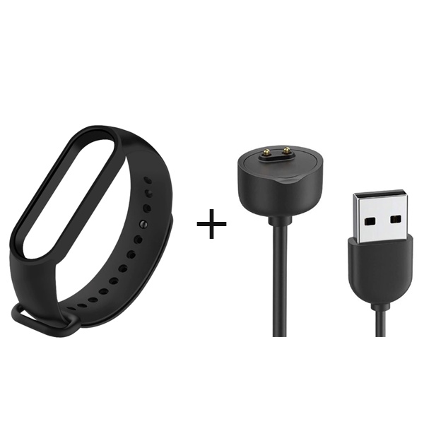 Pulseira Miband 5 + Cabo Carregador Usb Miband 5