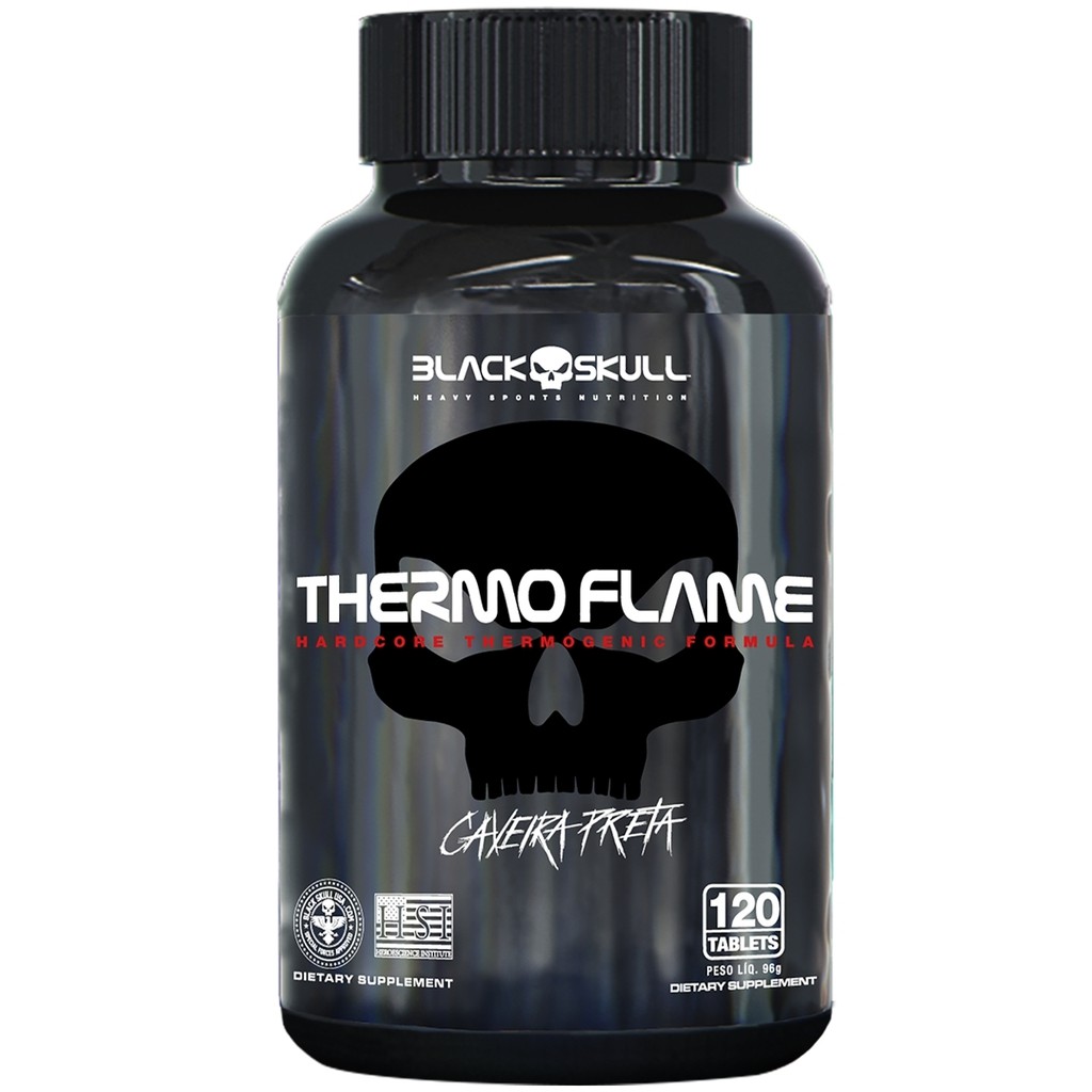 Termogênico Thermo Flame - 120 Tabletes- Blackskul