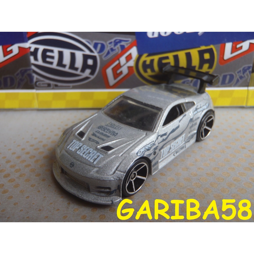 HOT WHEELS NISSAN 350Z TOP SECRET 2007 STARS GARIBA58