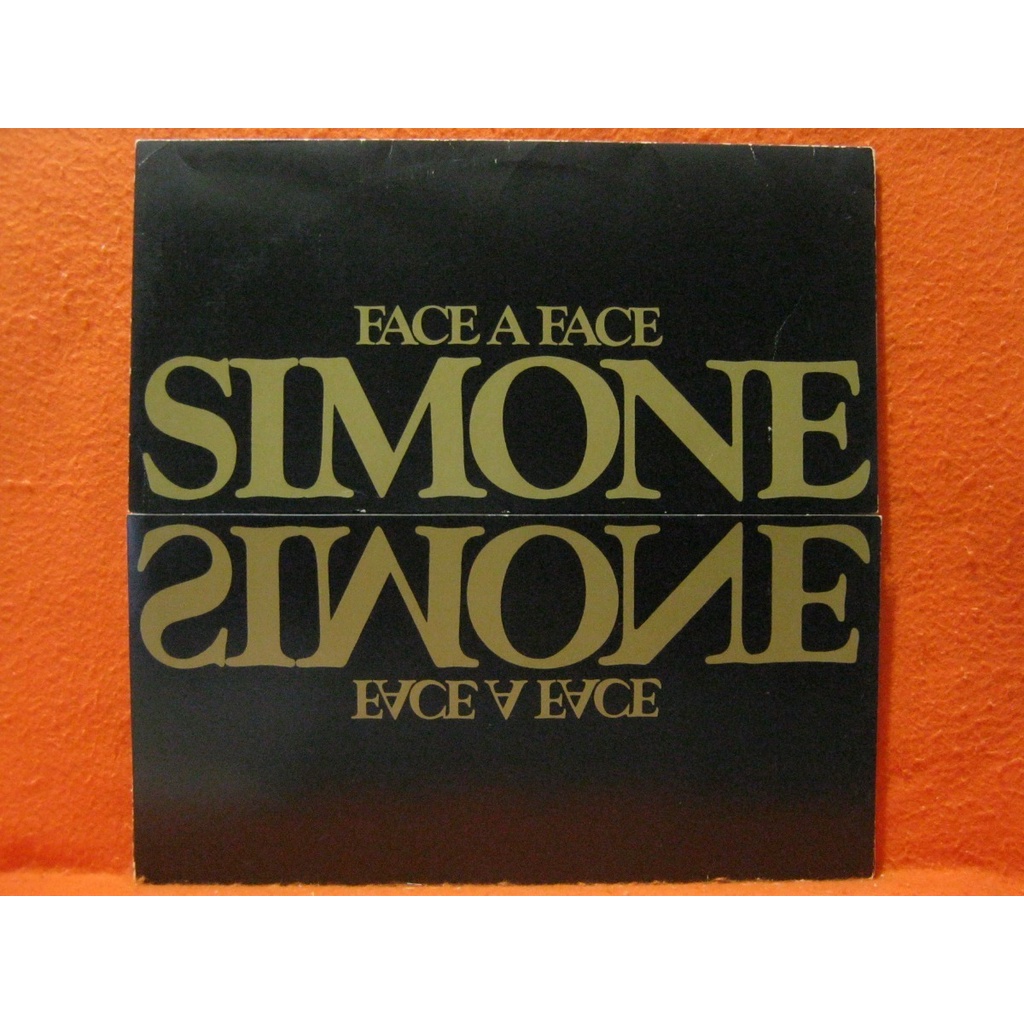 Simone Face A Face - Lp Disco De Vinil