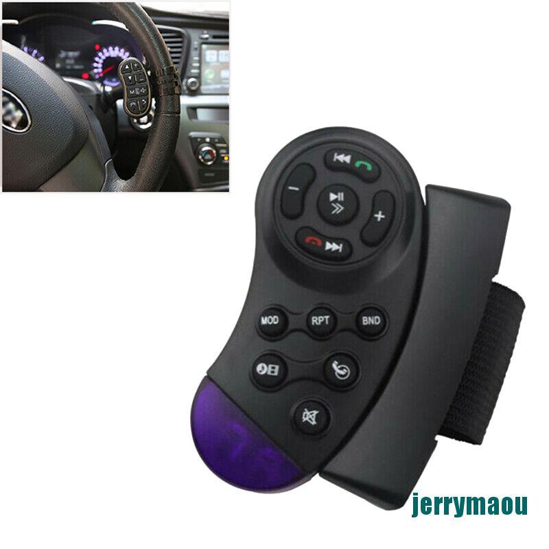 [JERM] Interruptor De Controle Remoto Do Volante Carro Botão Estéreo MP3 DVD Bluetooth