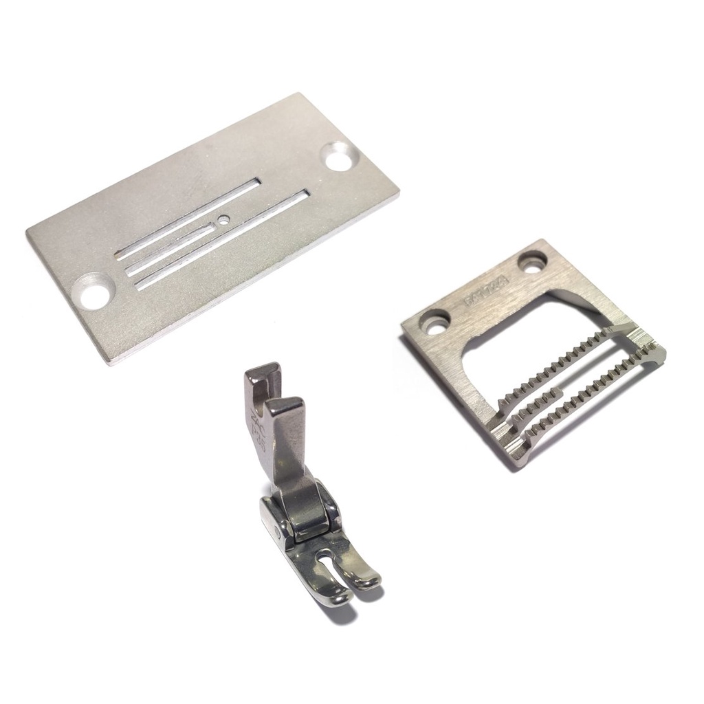 Chapa e Dente Reta 20U Calcador Costura Reta Leve Industrial