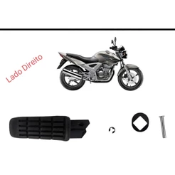 Pedaleira Cb300 Cbx 250 Twister Cbx 200 Lado DIREITO