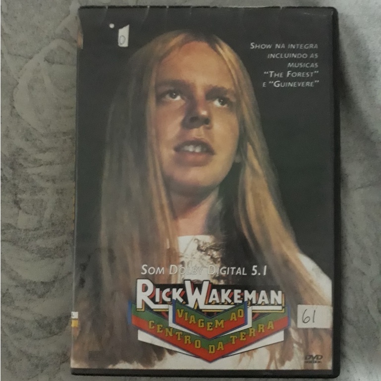 DVD RICK WAKEMAN - VIAGEM AO CENTRO DA TERRA - EM ÓTIMO ESTADO