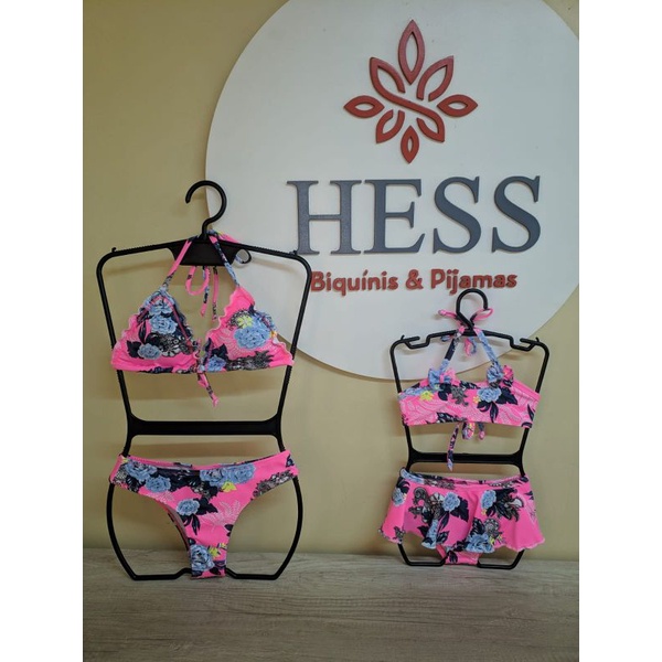 Tal Mãe Tal Filha Moda Praia - Biquíni Tal Mãe Tal Filha / Kit Biquíni Iguais/ Bikini Mãe E Filha