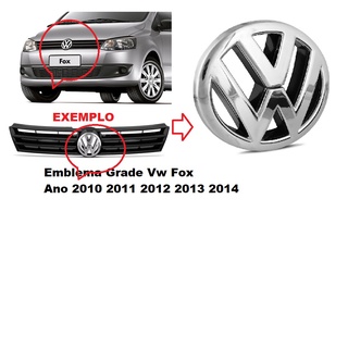 Emblema dianteiro grade Volkswagem Fox 2010 2011 2012 2013 2014 Spacefox Simbolo VW