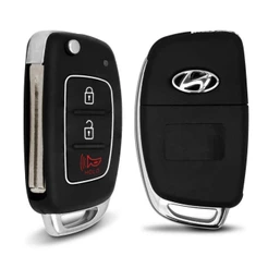 Chave Canivete Carcaça Capa Hyundai Hb20 Hb20s Hb20x Com Bateria