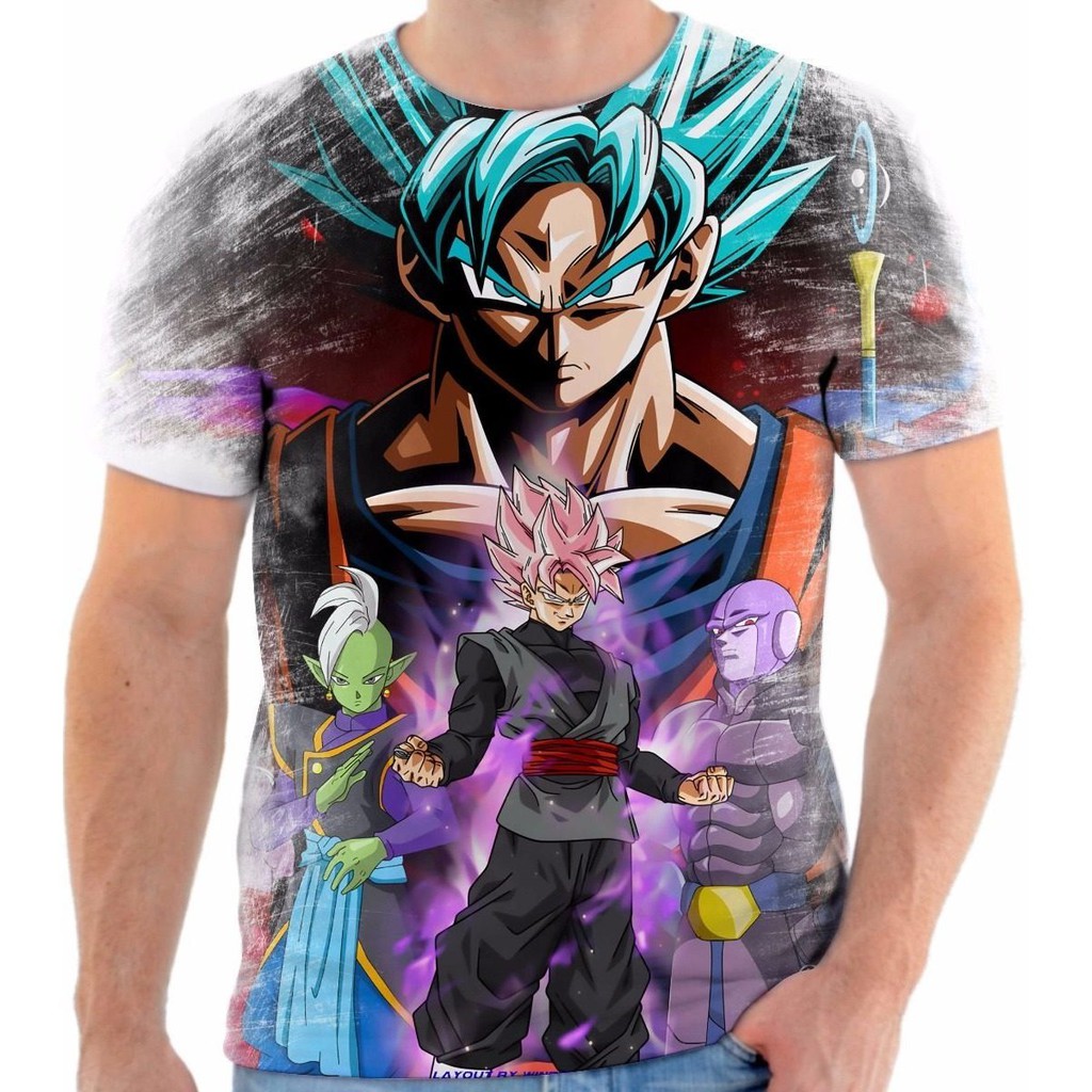 Camisa Camiseta Goku Black Dragon Ball Super 07 | Shopee Brasil