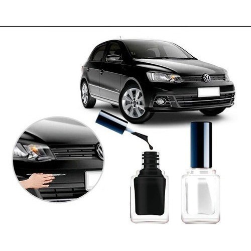 Tinta Tira Risco Automotivo Cor Carro Vw Gol G3 G4 G5 G6 G7 Preto Ninja