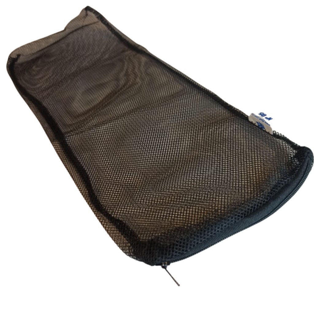 Bolsa Para Mídias Filtrantes Preta Plancton 15x38cm Com Ziper - N5