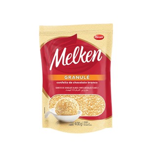 Granulado Granule Chocolate Branco 400g - Melken Harald