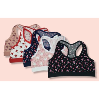 Kit 5 Top Nadador Infantil Sutiã Sem Bojo Lingerie Menina Moça Top Infantil Menina em Oferta na Shopee